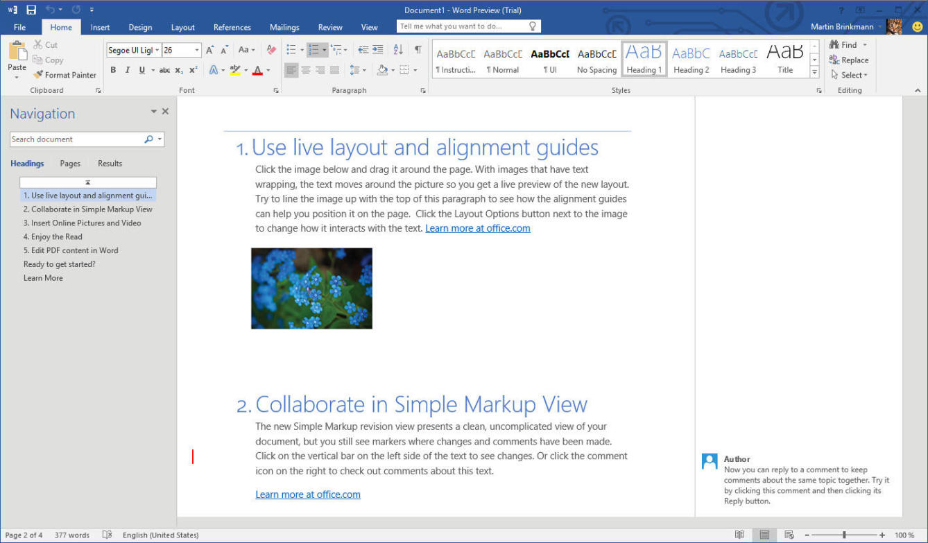 try office 365 for mac